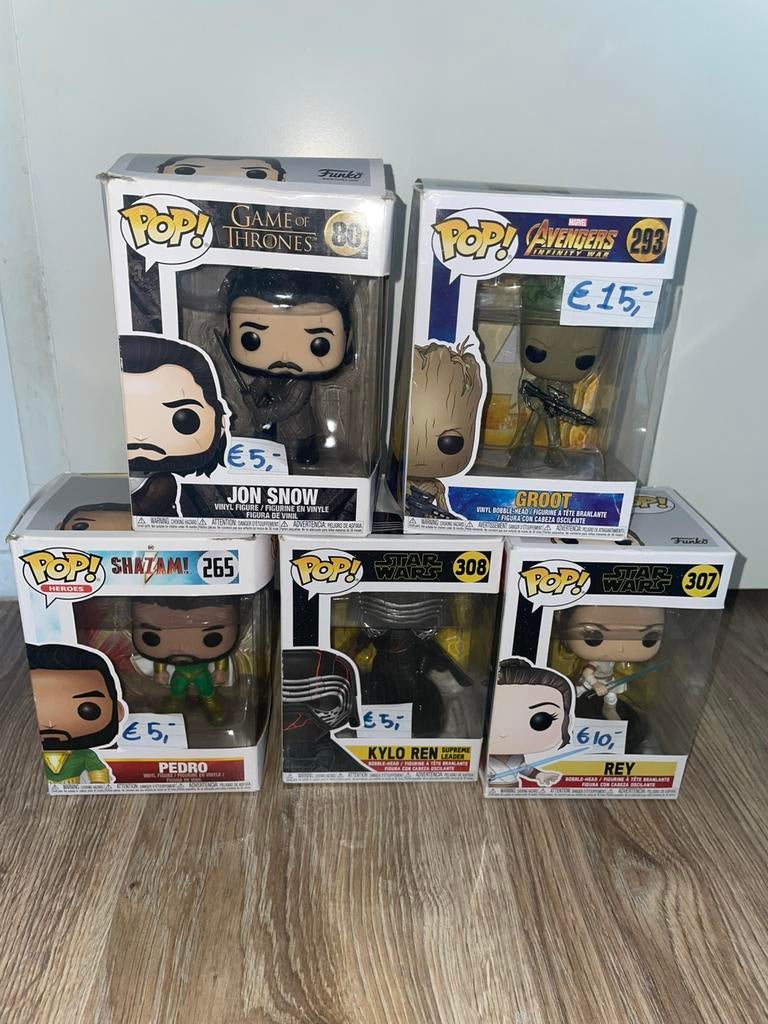 Funko pops te koop, Ophalen of Verzenden, Gebruikt