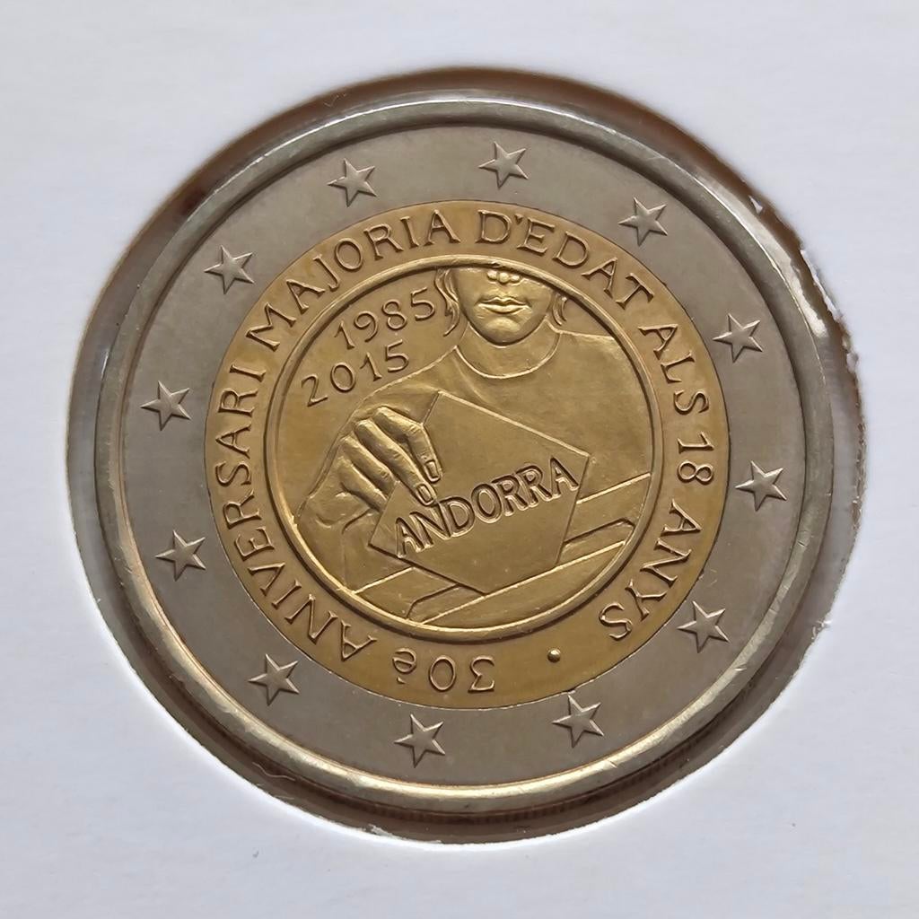 Andorra 2 euro 2015 Stemrecht, Ophalen of Verzenden, Overige landen, 2 euro