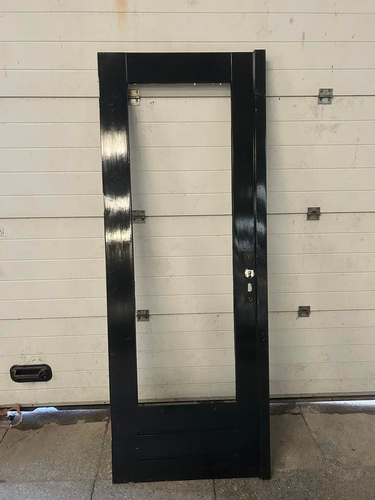 Buiten deur.  77,5x211,5, Doe-het-zelf en Verbouw, Kozijnen en Schuifpuien, Deurkozijn, Zo goed als nieuw, Hout, Ophalen