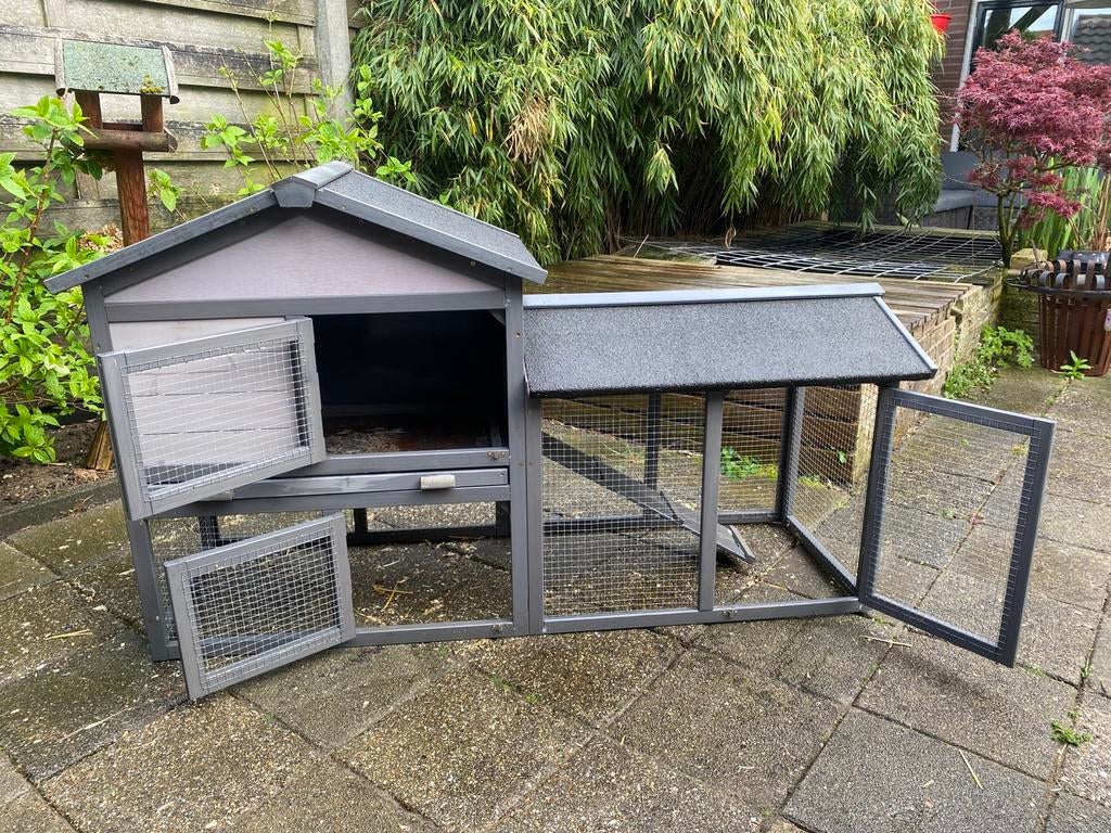 Caviahok / Konijnenhok met Ren, Ophalen, 110 cm of meer, Hamster, 60 tot 90 cm