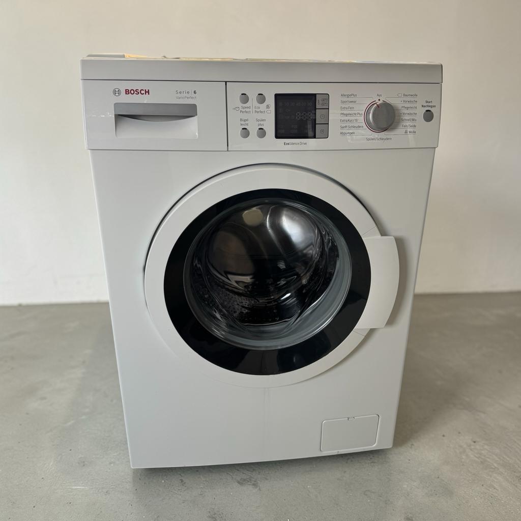 Bosch Serie 6 VarioPerfect 8Kg Wasmachine Refurbished, Witgoed en Apparatuur, Ophalen, 1200 tot 1600 toeren, 8 tot 10 kg, Zo goed als nieuw