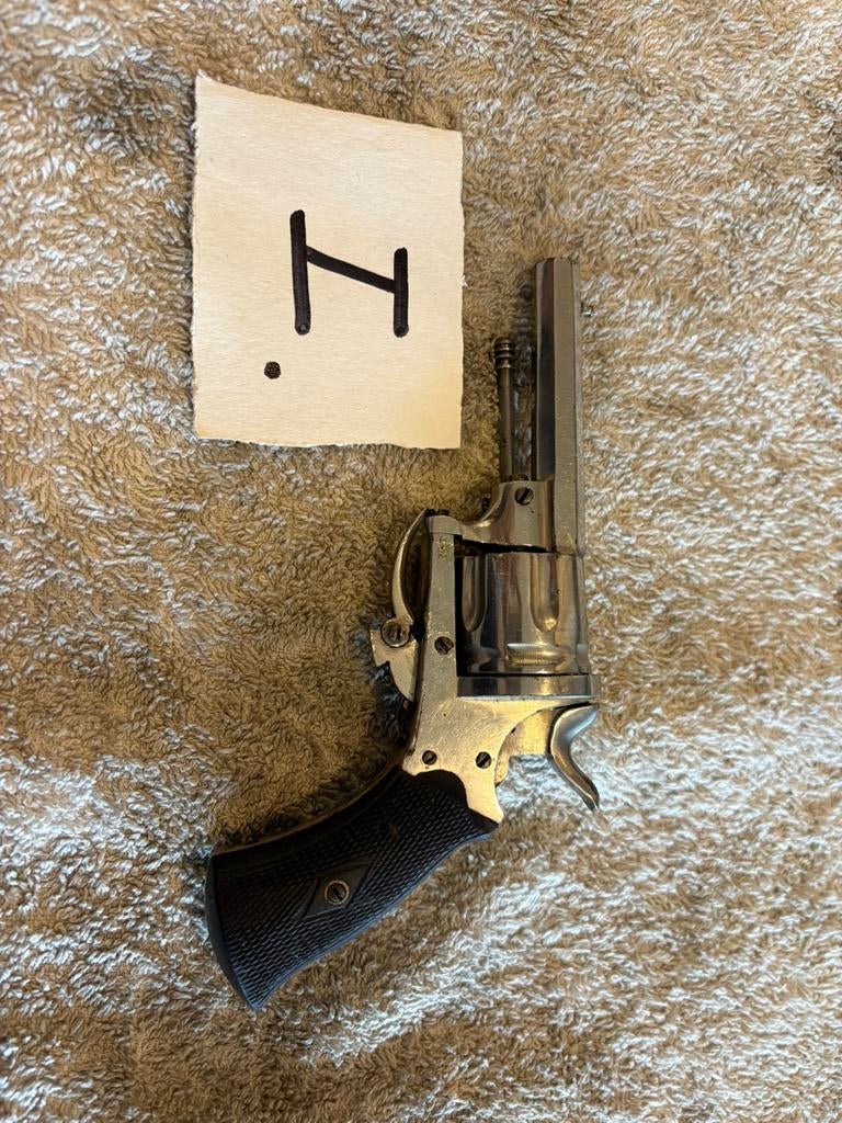 Antieke revolver colt swl 6s chrome, Ophalen
