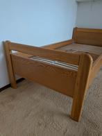 Mooi massief houten bed, Huis en Inrichting, Slaapkamer | Bedden, Ophalen, Gebruikt, 90 cm, Eenpersoons