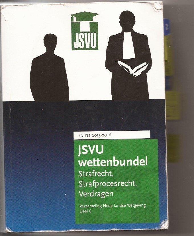 JSVU wettenbundel 2015-2016, Boeken, Gelezen, Diverse auteurs, Ophalen of Verzenden, WO