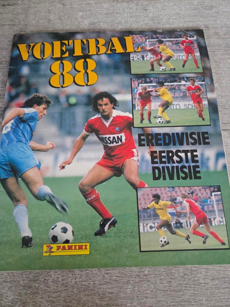 Panini Voetbal 88 Eredivisie Eerste Divisie compleet, Ophalen of Verzenden