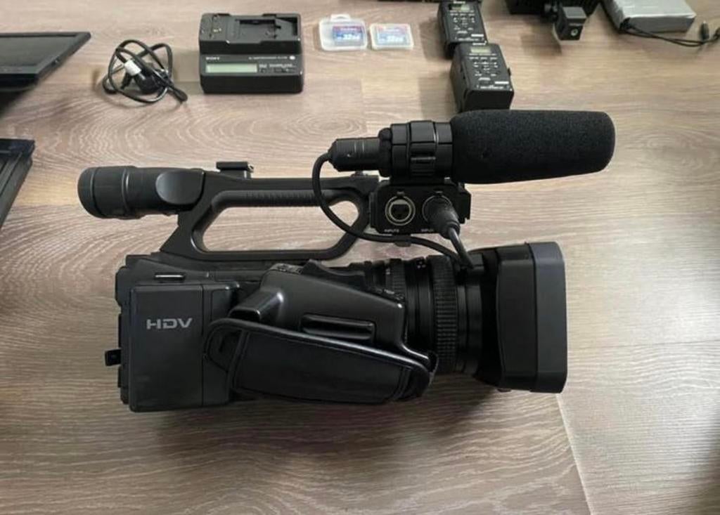 Sony HDV hvr-z7e videocamera met accessoires, Ophalen, Gebruikt, 8 tot 20x, Sony