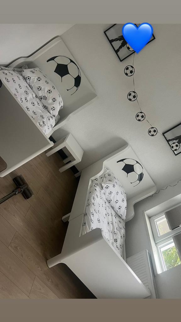 Bed, Ophalen, Zo goed als nieuw, Eenpersoons, Hout