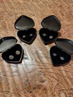 4 paar nieuwe zilveren oorbellen, Ophalen of Verzenden, Nieuw, Zilver, Zilver