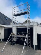 aluminium rolsteiger SMAL model wh 6 mtr voor bin/buiten, Ophalen, Gebruikt, Rolsteiger of Kamersteiger, 5 meter of hoger