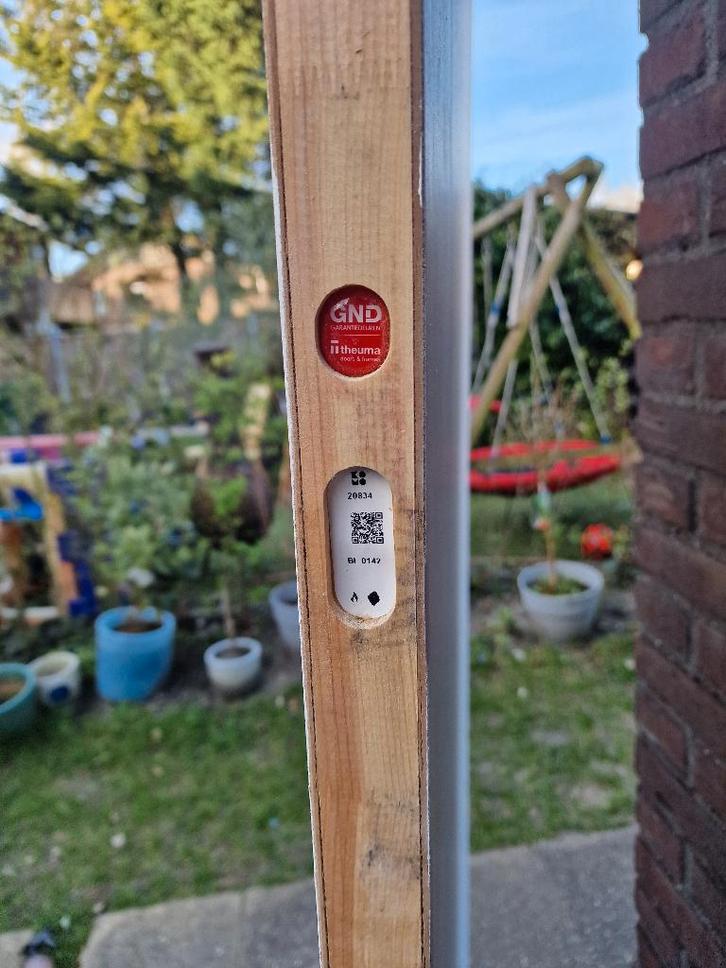 Brandwerende binnendeur (stomp) 83x211,5cm, Doe-het-zelf en Verbouw, Deuren en Horren, Gebruikt, Binnendeur, 200 tot 215 cm, 80 tot 100 cm