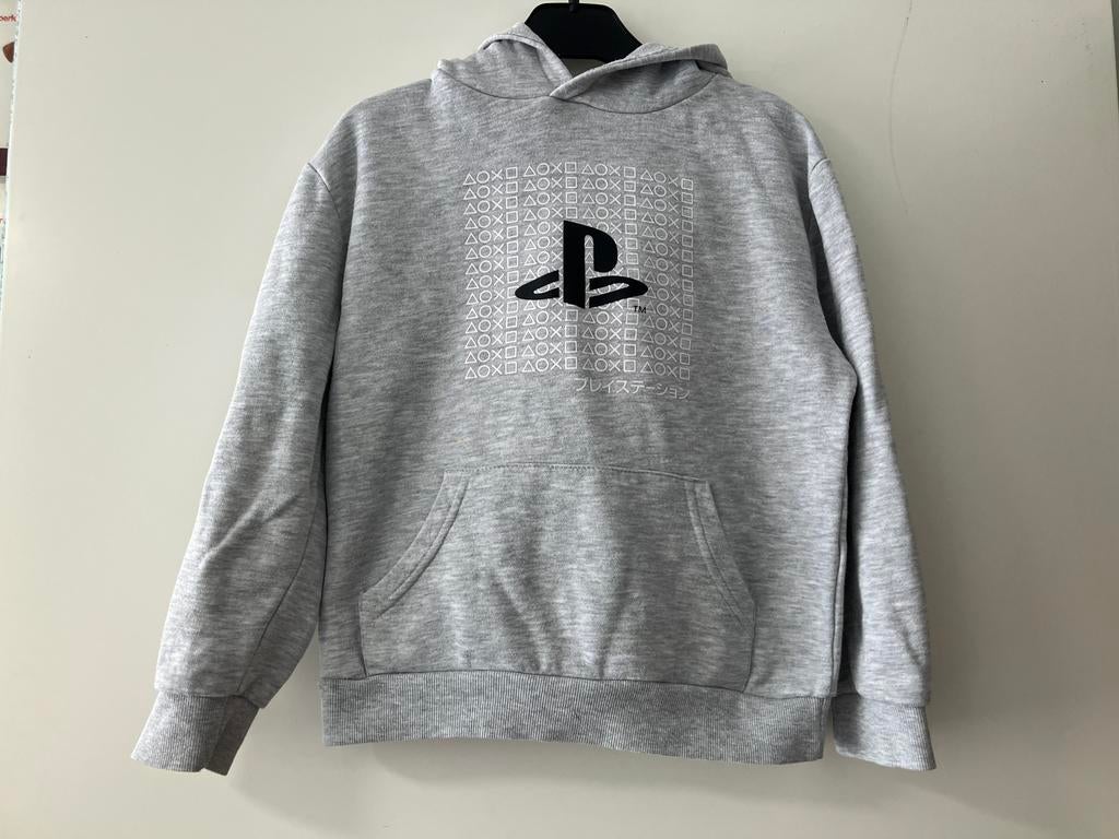 Nette trui / hoodie PlayStation grijs maat 128, Ophalen of Verzenden, Zo goed als nieuw, Jongen, Trui of Vest