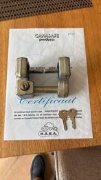 Robstop caravanslot met certificaat, Ophalen, Zo goed als nieuw