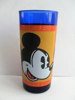 Mickey Mouse Glas Disney Glas Blauw, Ophalen of Verzenden, Mickey Mouse, Zo goed als nieuw, Servies