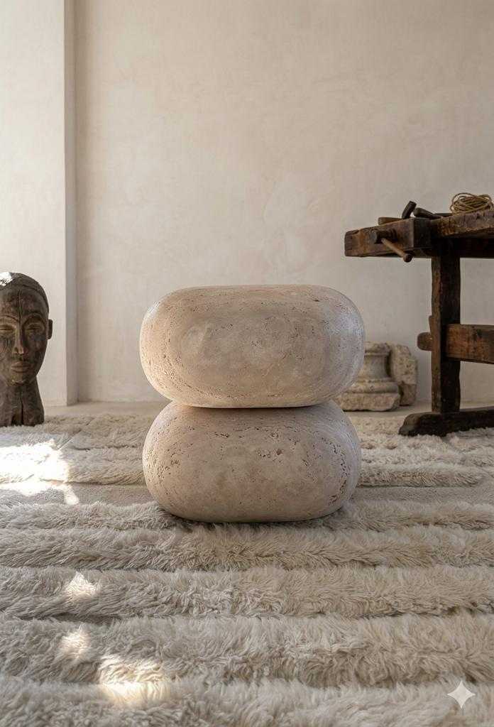 Travertin Design Object - Italië, Antiek en Kunst, Kunst | Designobjecten, Ophalen of Verzenden