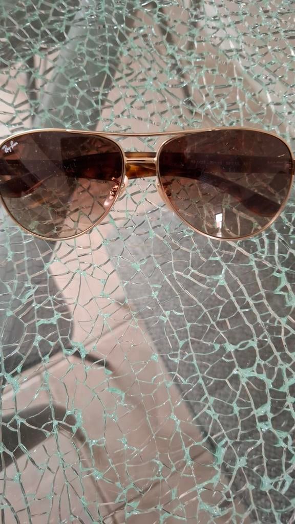 Ray-Ban Aviator Zonnebril RB 3457 001/13 59 13 3N, Zonnebril, Bruin, Ophalen of Verzenden, Zo goed als nieuw