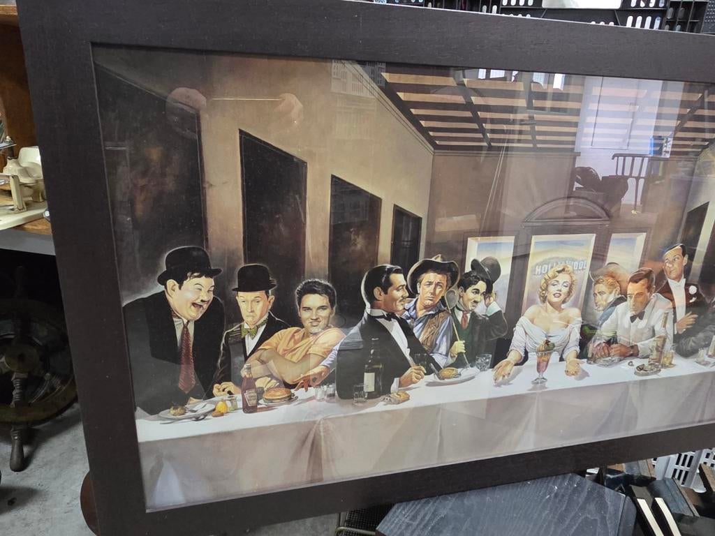 Hollywood Laatste Avondmaal Poster - Uniek Kunstwerk, Ophalen of Verzenden