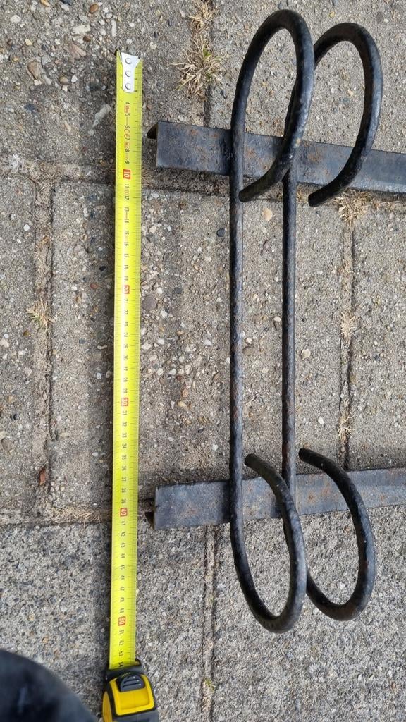 Ouderwetse fietsenrek, Ophalen