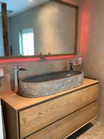 2x Badkamer Waterval Kraan Chroom, Ophalen of Verzenden, Zo goed als nieuw, Overige kleuren, Overige typen