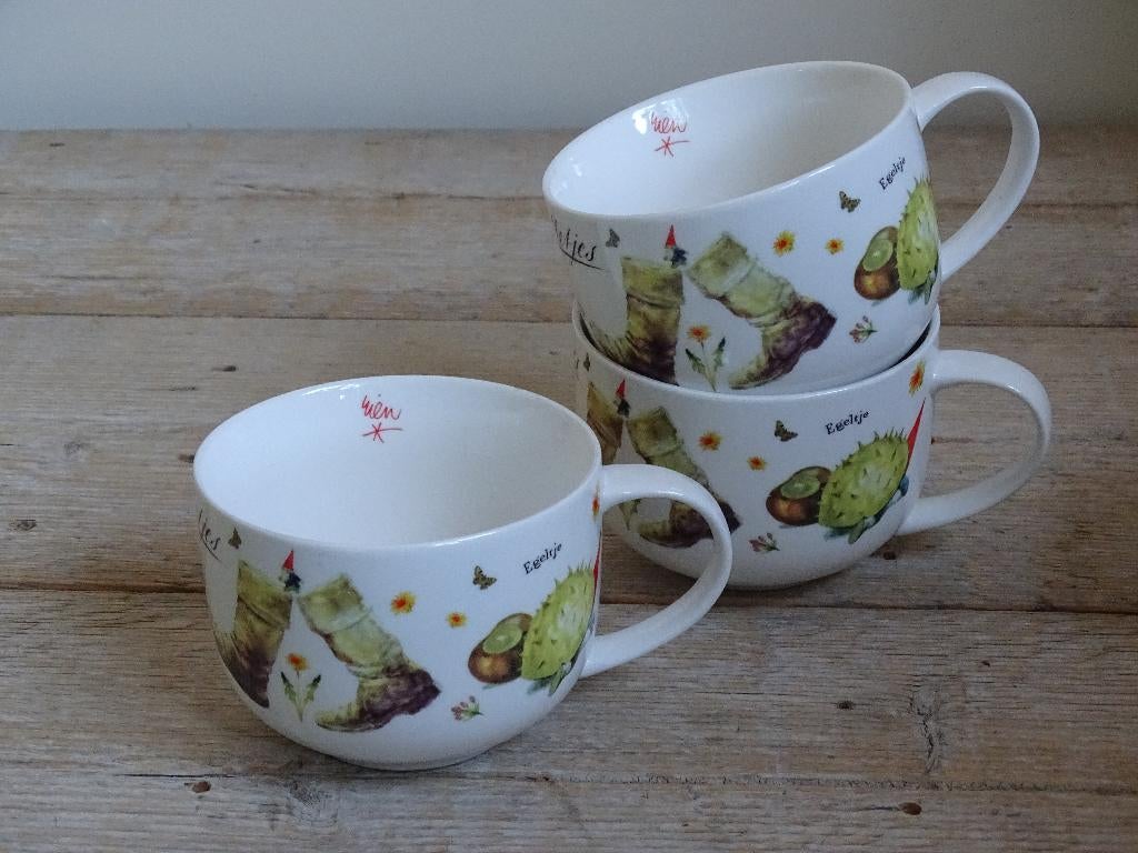 Servies Rien Poortvliet, KABOUTER, zo goed als nieuw, Overige typen, Ophalen of Verzenden, Zo goed als nieuw, Overige stijlen