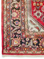 Vintage Handgeknoopt Perzisch wol Hamadan tapijt 295x385cm, Crème, Gebruikt, Niet van toepassing (Handgemaakt, Vintage), Niet van toepassing