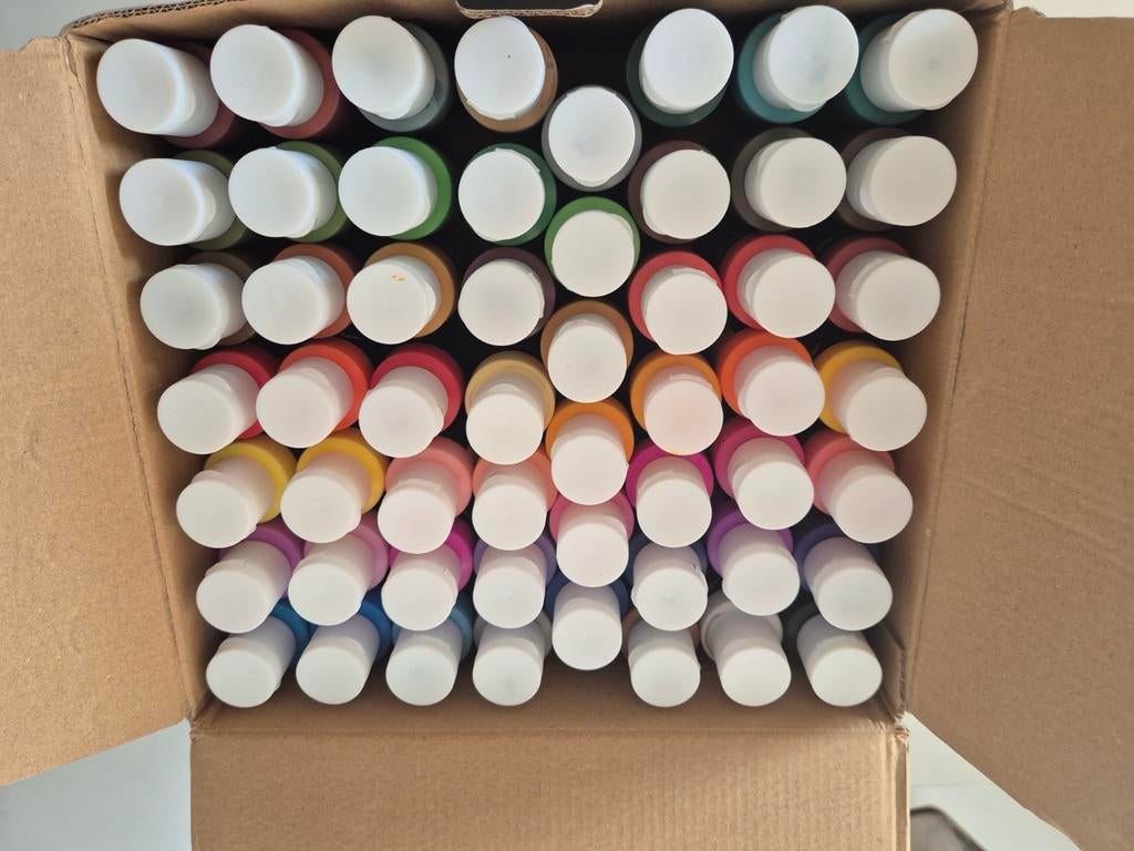 Acrylverf 55 stuks, Hobby en Vrije tijd, Schilderen, Ophalen