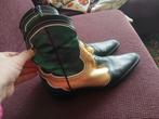 Zara cowboylaars goud/groen 38, Zara, Lage of Enkellaarzen, Ophalen of Verzenden, Gedragen