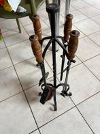 Gietijzeren set voor open haard, Huis en Inrichting, Haarden, Ophalen of Verzenden, Zo goed als nieuw, Vrijstaande haard, Houthaard