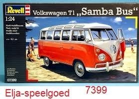 NIEUW Revell 1:24 VOLKSWAGEN T1 Samba bus modelbouw 7399, Auto, Revell, Groter dan 1:32, Nieuw