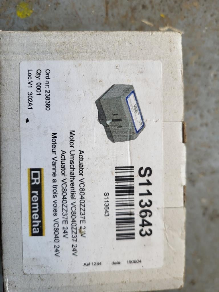 Motor 3-weg klep remeha., Ophalen of Verzenden, Nieuw