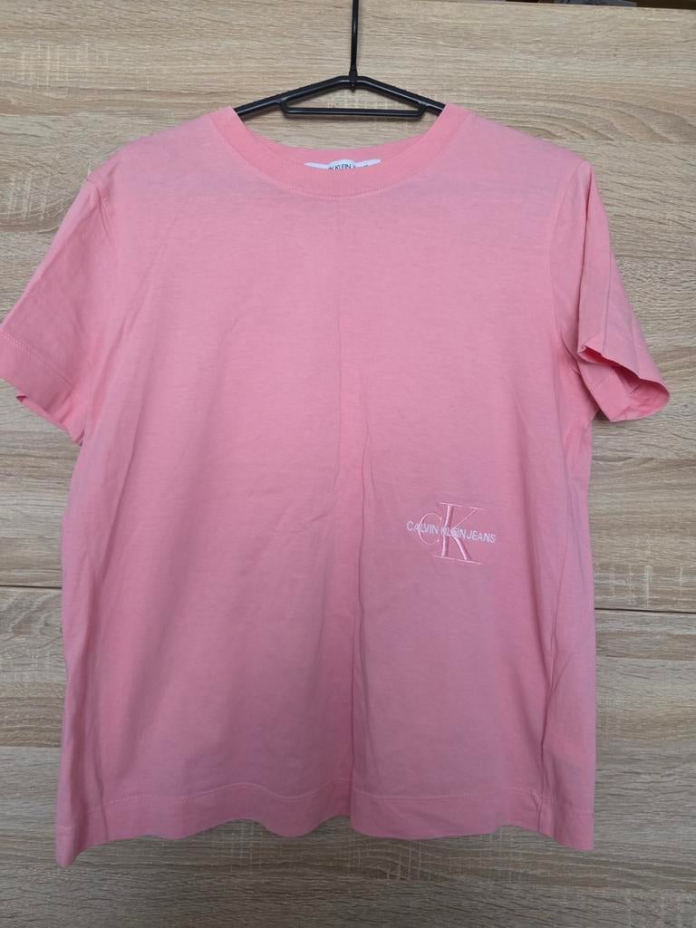 Calvin Klein maat M, Ophalen of Verzenden, Zo goed als nieuw, Zwart, Korte mouw
