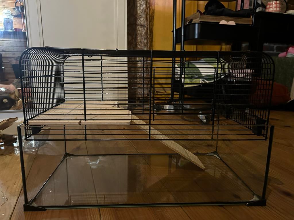 mooie hamsterkooi, Kooi, Minder dan 75 cm, Zo goed als nieuw, Hamster
