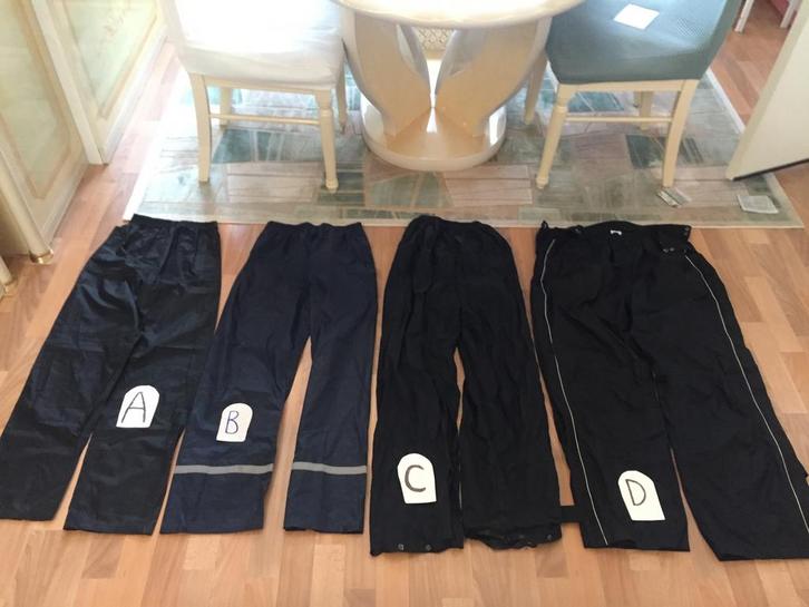 Diverse regenbroek, Caravans en Kamperen, Regenkleding, Zo goed als nieuw, Regenbroek, Dames, Heren, Kinderen, Ophalen of Verzenden