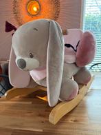 Nattou Hobbelpaard Konijn - Zacht Pluche met Veiligheidsgord, Ophalen of Verzenden, Zo goed als nieuw, Jongen of Meisje