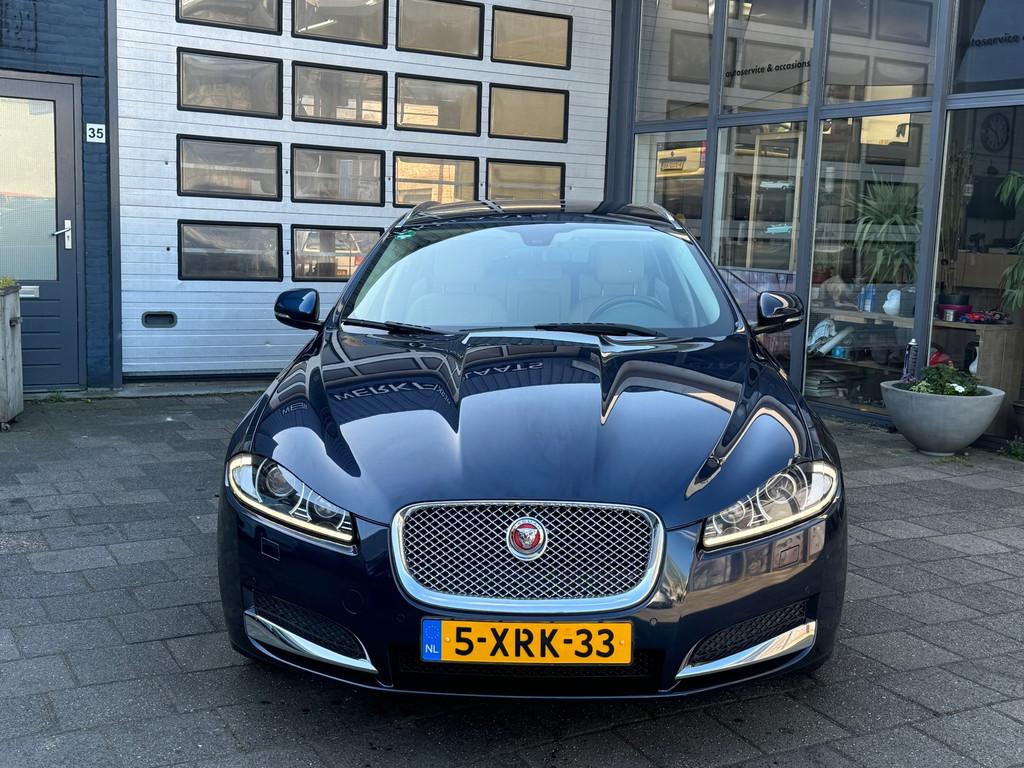 Jaguar XF Sportbrake 2.2D | Clima | Camera | Cruise | Leer, Auto's, Jaguar, Automaat, Euro 5, Achterwielaandrijving, Gebruikt