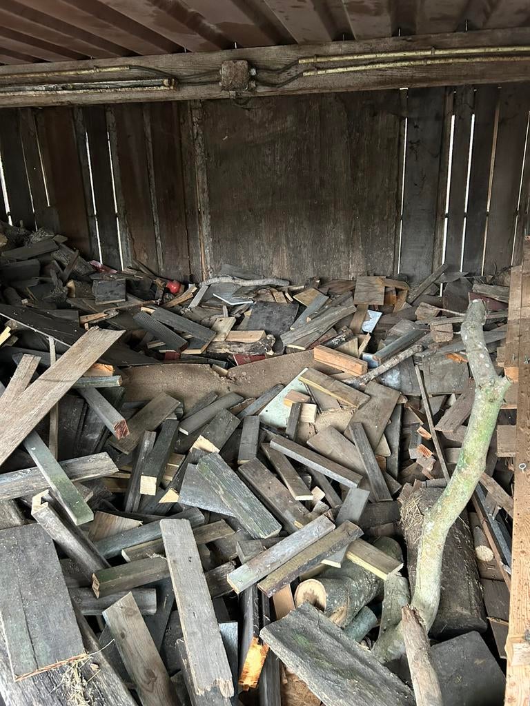 Gedroogd kachelhout/ haardhout te koop (8 kuub), Tuin en Terras, Haardhout, Minder dan 3 m³, Ophalen