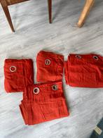 Ikea MARIAM gordijnen oranje 4 stuks 145 x 250 cm, Huis en Inrichting, Gebruikt, 200 cm of meer, Ophalen of Verzenden, Overige kleuren