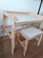 Ikea houten kinderbureau met stoel, Ophalen of Verzenden