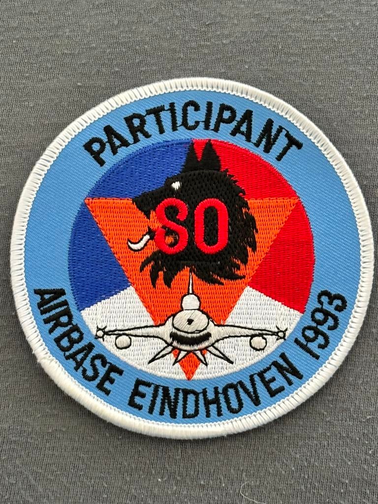 Embleem participant airbase eindhoven 1993, Verzenden, Luchtmacht, Nederland, Embleem of Badge