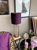 Velvet paarse lampenkappen, Ophalen, 25 tot 50 cm, Rond, Nieuw