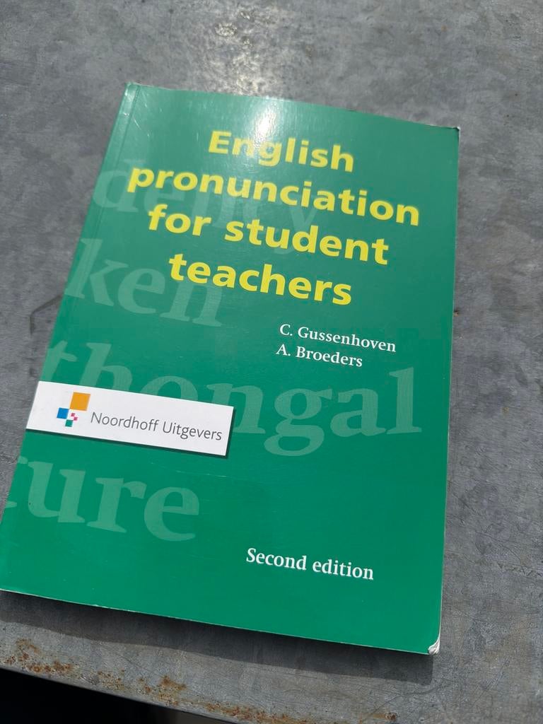 English pronunciation for student teachers, Ophalen of Verzenden, Gelezen, Non-fictie
