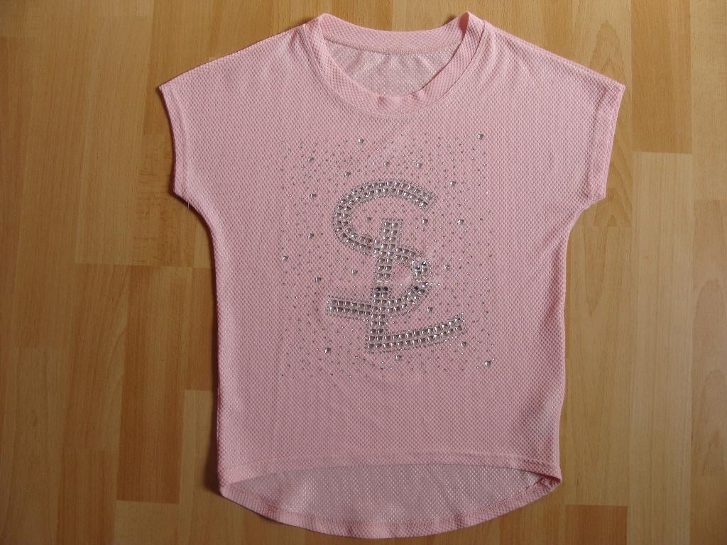 Roze t-shirt *Saint Laurant*, Kinderen en Baby's, Ophalen of Verzenden, Zo goed als nieuw, Shirt of Longsleeve, Meisje