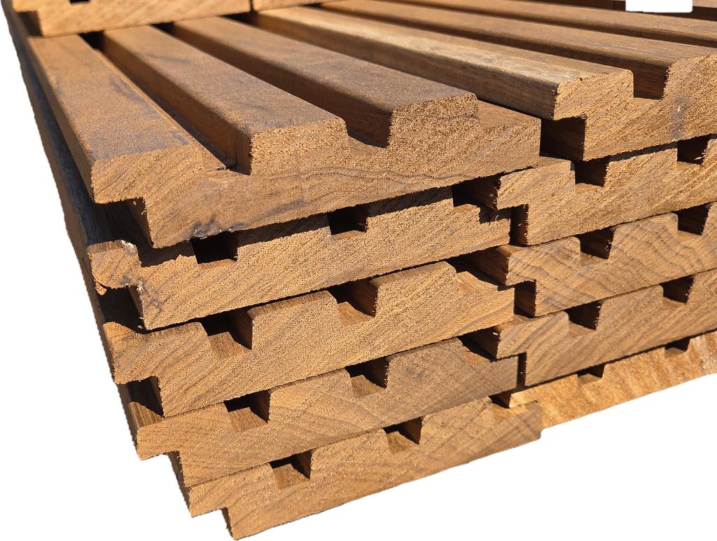 19.2 m2 Hardhout Triple Rhombus profiel - nr: HP23