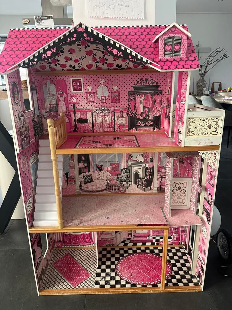 Barbie house, Ophalen, Gebruikt, Poppenhuis