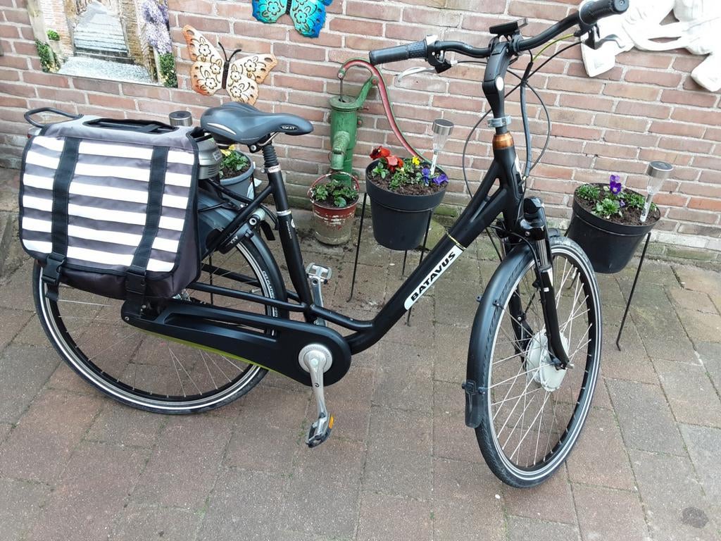 BATAVUS Monaco elektrische damesfiets 53cm aluminium frame, Fietsen en Brommers, Elektrische fietsen, 51 tot 55 cm, Ophalen, Zo goed als nieuw