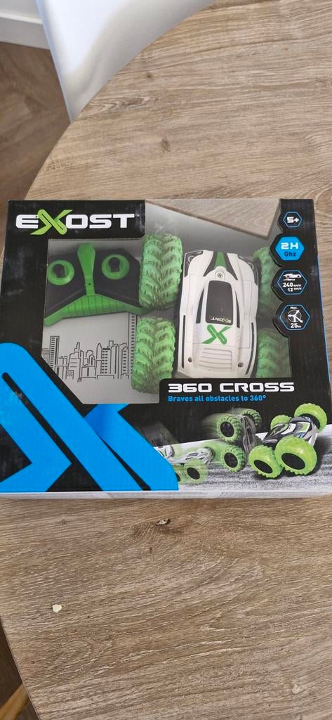 Exost 360 Cross RC Auto - Wit/Groen, Zo goed als nieuw, Elektro, Auto offroad, Ophalen of Verzenden, Zo goed als nieuw