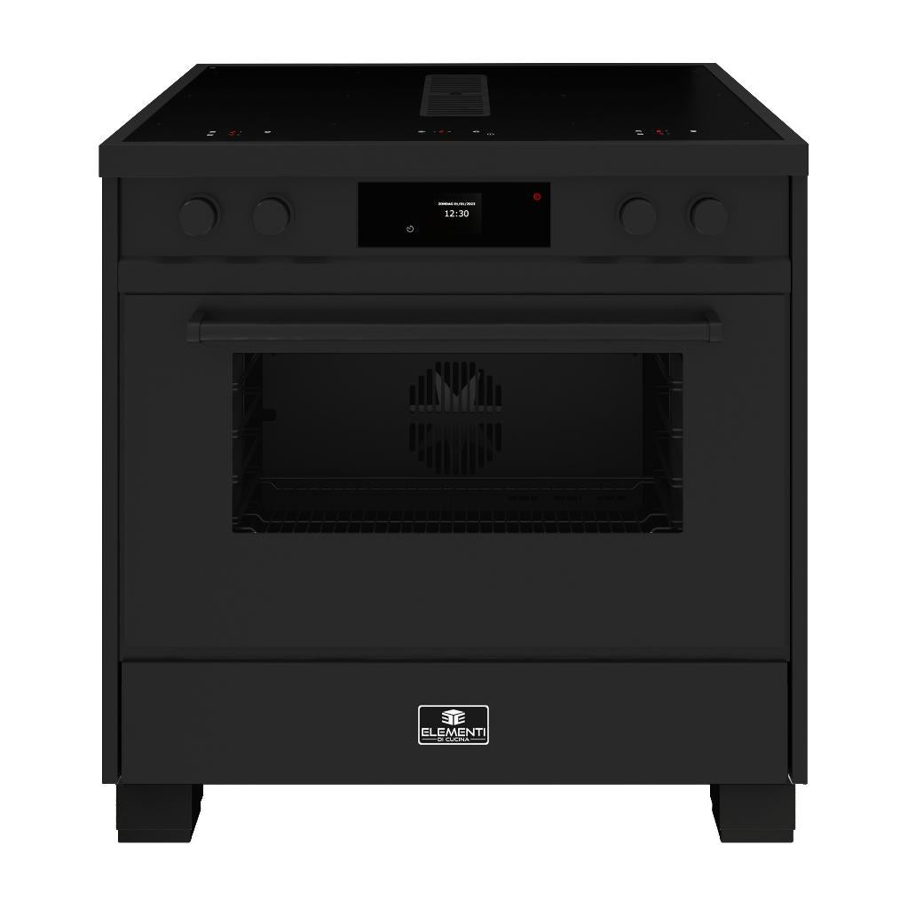 Elementi di Cucina downdraft fornuis 90 cm inductie, 60 cm of meer, Nieuw, Energieklasse A of zuiniger, Inductie