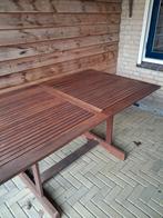 tuintafel en stoelen, Ophalen, 4 zitplaatsen, Gebruikt, Hardhout