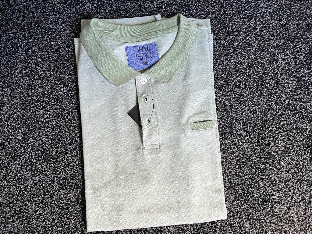 Nieuwe mintgroene polo 3XL ANWB, Kleding | Heren, Nieuw, Overige maten, Ophalen of Verzenden, Human Nature