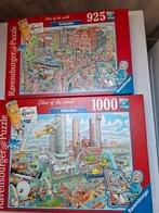 2 Puzzels Amsterdam en Rotterdam, Ophalen of Verzenden, 500 t/m 1500 stukjes, Zo goed als nieuw