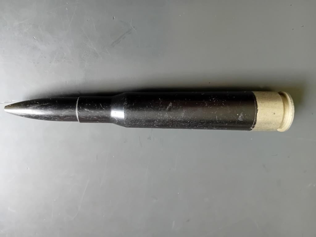 Lege dummy patroon 12,7 x 108 mm NVA, Verzenden, Landmacht